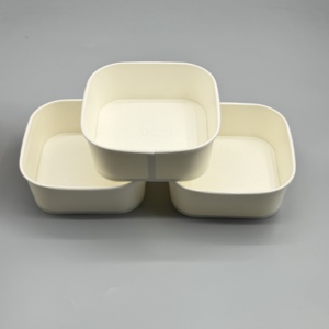 ชามกระดาษเคลือบ PE กันน้ำ สำหรับใส่อาหาร แบบผนังเดี่ยวและผนังคู่ ใช้แล้วทิ้ง เหมาะสำหรับสลัด ซุป ก๋วยเตี๋ยว บรรจุภัณฑ์อาหารแบบนำกลับบ้าน - Product Image 2