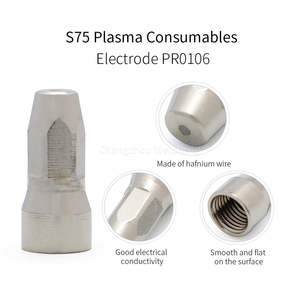 S75 & <span class=keywords><strong>S105</strong></span> Pièces de rechange de torche de coupe au plasma à performances efficaces PR0117 Embouts de soudage à électrodes en cuivre - Product Image 4