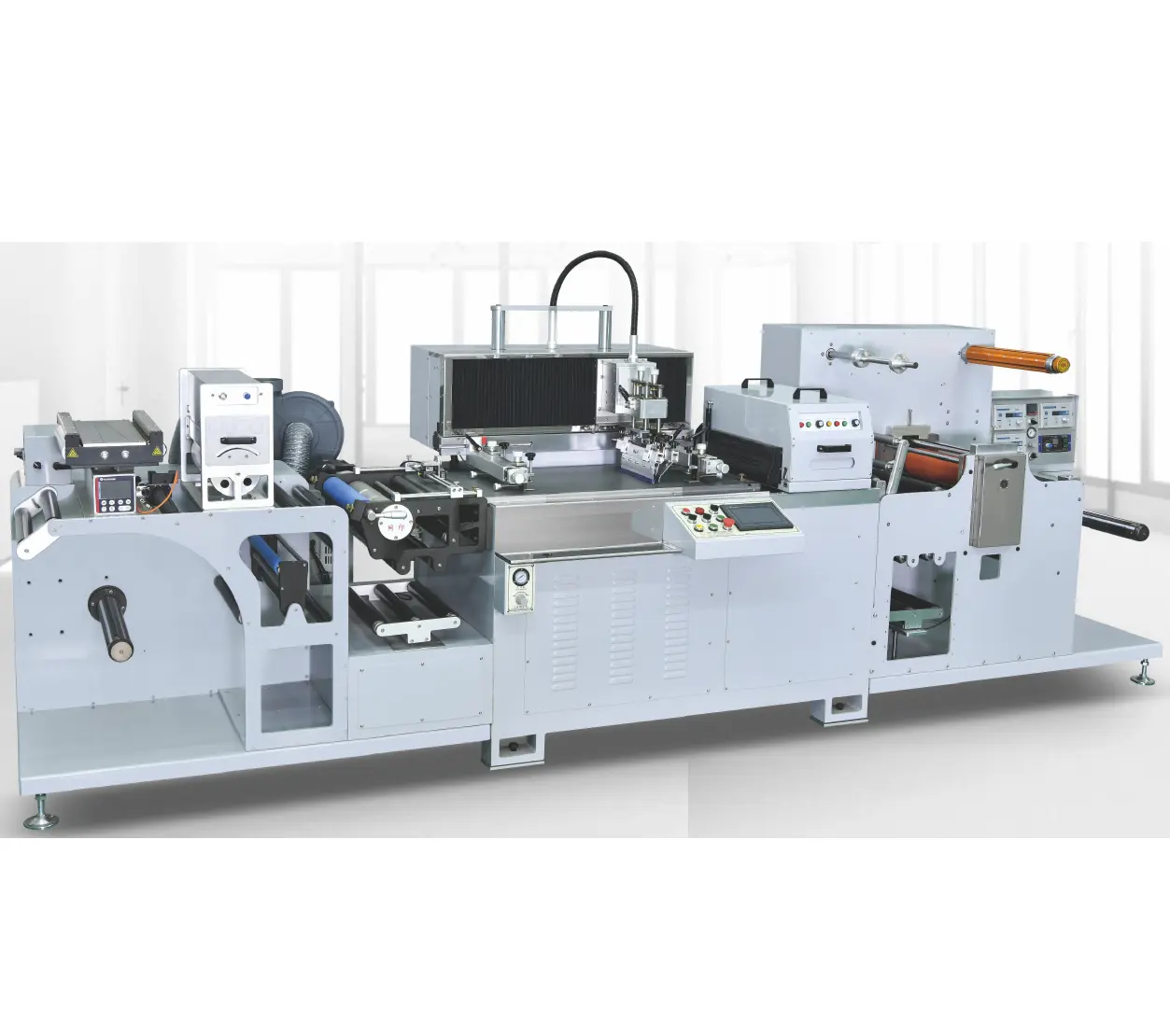 Silk printing machine