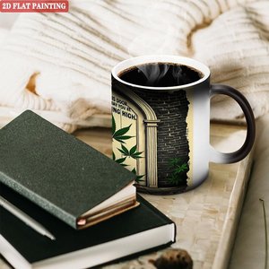Mug en céramique noir givré 11oz, tasse magique changeant de couleur sensible à la chaleur - Product Image 3