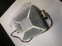 Vente Fabricant : Ventilateur de Refroidissement pour PC Gaming, Bloc de Refroidissement CPU en Aluminium à Roulement Fluide 4 Broches AF-6 pour AM AM2 AM2+ AM3