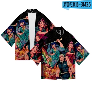 Yinuoxin 10 Styles Demoned Slayer Kimetsu No Yaiba <span class=keywords><strong>Zenitsu</strong></span> Giyu Tanjirou Kamado Nezuko Anime <span class=keywords><strong>Kimono</strong></span> Uniform Cosplay Costume - Product Image 3