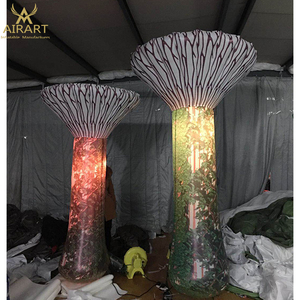 Tronco de Árbol Inflable Gigante Personalizado de Fábrica con Raíces Expuestas, Accesorio Inflable Realista con Textura de Árbol de <span class=keywords><strong>la</strong></span> Selva para Fiestas - Product Image 6