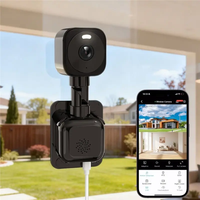Caméra de sécurité Okam Pro Mini Cube 6MP, caméra IP WiFi intérieure, audio bidirectionnel et détection de mouvement, alerte de mouvement, caméra de fenêtre UK