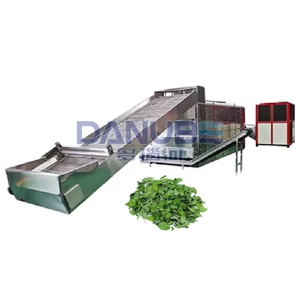 เครื่องอบแห้งผักสมุนไพรประสิทธิภาพสูงเครื่องอบแห้งแบบสายพานตาข่ายความจุสูงใบมะรุม - Product Image 1