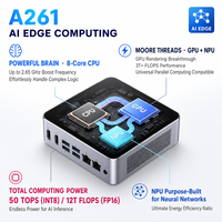 Boîtier de calcul IA Edge basse consommation 50 TOPS INT8 Mémoire unifiée 16 Go 32 Go 64 Go LPDDR5 Mini PC Ubuntu pour inférence multimodale visuelle