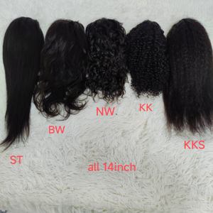 Letsfly Wholesale Drawstring/Wrap Around Ponytail 9A 10A 30inch Brazilian Virgin Human <b>Hair</b> <b>Extension</b> Black Woman 100%Human <b>Hair</b> - Product Image 3