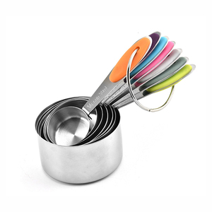 <span class=keywords><strong>1</strong></span> 2/3 <span class=keywords><strong>1</strong></span>/<span class=keywords><strong>4</strong></span> Tazas de medición <span class=keywords><strong>Taza</strong></span> de medición de acero inoxidable - Product Image 1