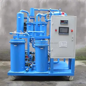 Máquina de filtración de agua de aceite lubricante industrial al vacío