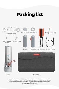 LEFEET P1 Lite 500W เครื่องขับเคลื่อนใต้น้ำแบบเหล็ก IP68 กันน้ำ ความเร็ว 3-9 กม./ชม. ใช้งานได้ 60 นาที ชาร์จไฟได้ สกู๊ตเตอร์ดำน้ำ - Product Image 3
