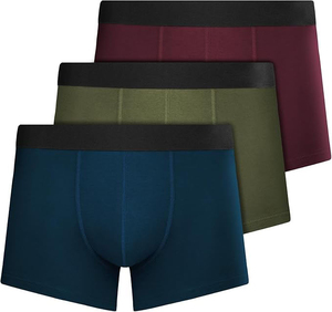 <span class=keywords><strong>Boxer</strong></span> da <span class=keywords><strong>Uomo</strong></span> Traspiranti in <span class=keywords><strong>Microfibra</strong></span> ODM, Confezione da 5 - 3 Paia a Vita Media in Poliestere Riciclato Lavorato a Maglia, Neri - Product Image 3