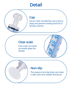 Ống tiêm bằng miệng để cho thuốc bằng miệng 1ml 3ml 5ml 10ml 20ml có CE ISO 510K mdsap - Product Image 4