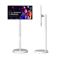 Soporte de TV Universal para Esquina con Base Giratoria para Pantallas Planas LED LCD Plasma de 32 Pulgadas, con Altura Ajustable