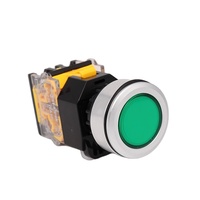 LA38-11 30MM Tombol Tekan Logam Berkualitas Tinggi Tipe Momentary IP65 10A 1NO1NC dengan Cincin Tahan Air
