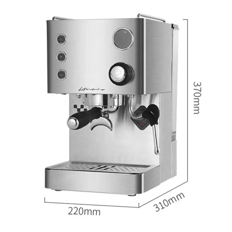 Mesin kopi listrik, mesin kopi Espresso segar kantor rumah, mesin kopi Espresso rumah tangga CRM3007G 220V/1850W