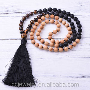 Kalung Rantai Manik-manik Rosario Perhiasan Fashion Liontin Jimat <span class=keywords><strong>Tibet</strong></span> Kalung Mala <span class=keywords><strong>Tibet</strong></span> - Product Image 3