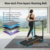 Nouvelle Arrivée Tapis de Course Pliable Machine de Course Logo Personnalisé pour Salle de Sport à Domicile Fitness Tapis Roulant Manuel