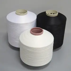 Toptan iplikler çin bükülmüş polyester jakarlı şerit için 3014 denye dty iplik filament iplik ayakkabı