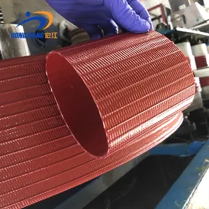 China Hersteller 1,5 2 3 4 6 8 Zoll Flexible PVC-Bewässerung Verlegen Flach ablass schlauch Rohr Verlegen Flachs ch lauch