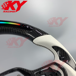 RPM LED Display Twill Carbon Fiber Customized Steering <b>Wheel</b> for Honda Accord Sport Civic 11th Gen CRV EX Acura Integra Type S - Product Image 4