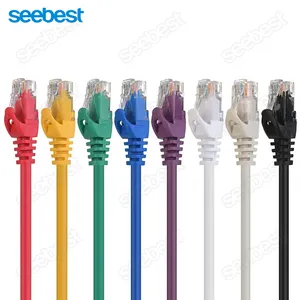Seebest kabel komunikasi Utp, kecepatan tinggi, kabel data, kabel utp Cat 6 kabel Patch Cat5e 4p 28awg telekomunikasi Utp 8