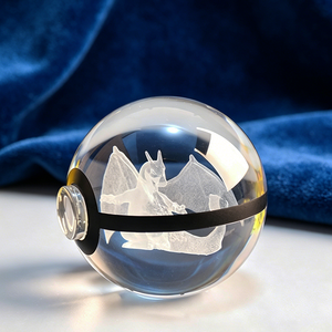 Bola <span class=keywords><strong>de</strong></span> Cristal Grabada con Láser 3D, Luz Nocturna LED <span class=keywords><strong>de</strong></span> Cristal K9, Regalo para Niños - Product Image 1