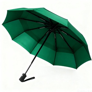 Parapluie de voyage promotionnel en gros, économique, anti-UV, pliant en 3 sections, entièrement automatique, avec tube en fer et 8 baleines robustes, protection contre la pluie et le soleil - Product Image 3