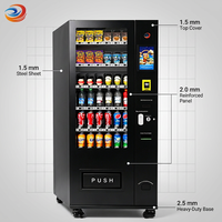 Máquina Expendedora Refrigerada Pequeña de Alta Calidad para Snacks y Bebidas, Carcasa de Acero Inoxidable, Compatible con SDK y ADA, Estándares de la UE