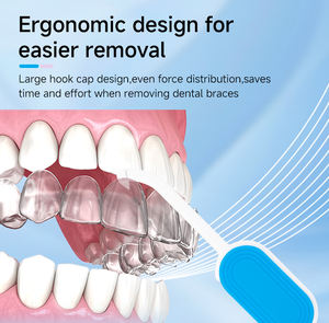 Outil de retrait d'aligneurs dentaires <span class=keywords><strong>Too</strong></span> Care Supplier, kit à mâcher 2-en-1 pour patients orthodontiques, usage commercial - Product Image 5