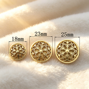 Men <b>Suit</b> Blazer Uniform Metal <b>Buttons</b> Custom Round Zinc Alloy Gold Plated Brass Shank <b>Buttons</b> with Engraved Logo Crafts - Product Image 6