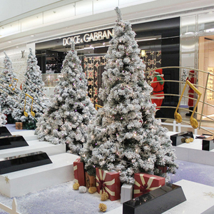 60cm Arbre De Noël Blanc Flocage Flocon De Neige Arbre De Noël Décoration Ornements Décoration De Bureau Shopping - Product Image 2