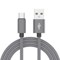 Câble Usb Type-c Chargeur Rapide 1M 2M 3M Cordon de Téléphone Portable Tressé Durable Câble de Charge de Données