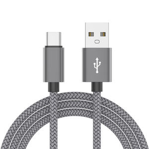 Cabo <span class=keywords><strong>USB</strong></span> Tipo-<span class=keywords><strong>c</strong></span> Carregador Rápido 1M 2M 3M Cabo De Carregamento De Dados De Cabo De Telefone Celular Trançado Durável - Product Image 1