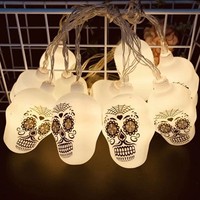 Lumières d'Halloween personnalisées : Décoration lumineuse toile d'araignée pour maison effrayante, cheminée et table, pour une ambiance d'Halloween.