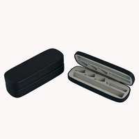 Étui de voyage portable pour stylo, boîte de rangement médicale en PU rigide avec insert en mousse personnalisé pour stylo à insuline