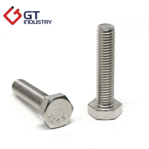Chống gỉ <span class=keywords><strong>2205</strong></span> Duplex thép không gỉ Hex bu lông cường độ cao DIN 933 Hexagon đầu ốc vít đầy đủ chủ đề Hex đầu bu lông - Product Image 2