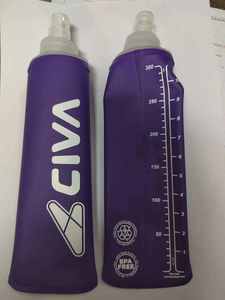 Fabrik preis Handels inspektion TPU Kunststoff Outdoor Sport Tragbar Faltbar Faltbare Wasser flasche Trink flasche Weich - Product Image 3