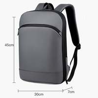 Sac à dos de voyage extensible en nylon avec plusieurs poches et fermeture éclair latérale, taille universelle, sac à dos pour ordinateur portable pour hommes