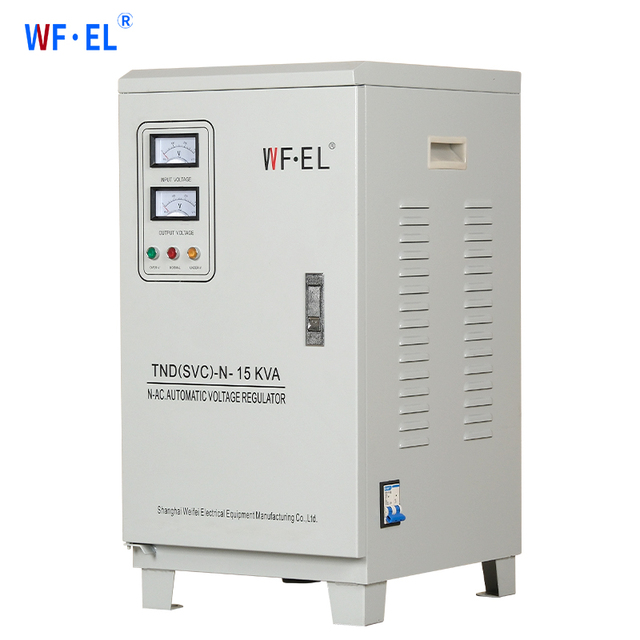 High Precision Stabilizer SVC15KVA AC220v Single Phase Automatic Voltage Regulator Stabilizer TND Factory Price