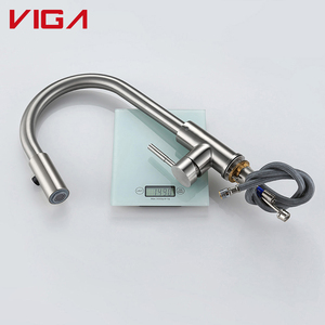 Grifo <span class=keywords><strong>de</strong></span> Cocina Moderno <span class=keywords><strong>de</strong></span> una Sola Palanca con Rociador Extraíble, <span class=keywords><strong>Manguera</strong></span> Móvil <span class=keywords><strong>de</strong></span> Acero Inoxidable - Product Image 5