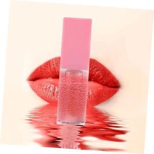 Fast Delivery Plastic Lip Gloss Tube with Brush LED Light & Mirror <b>Customized</b> Logo Pink 7ml Capacity - Product Image 4