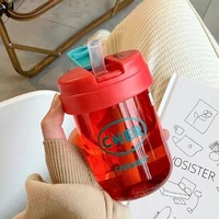 Mini-gobelet incassable en PC pour enfants – Mignon et pratique, cylindrique, avec paille, personnalisable avec logo, idéal pour l'hydratation nomade