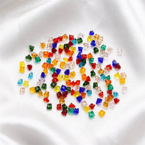 Irregular Glass Triangular Crystal Beads 4/6mm Loose Beads For Bracelet Making DIY Jewelry Accessories Wholesale - Product Image 3