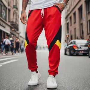 ヴィンテージウォッシュストリートウェアメンズスウェットパンツセットダブルウエストバンドフレアワイドレッグカスタムパーカーラインストーンプレーン染めストレート - Product Image 4