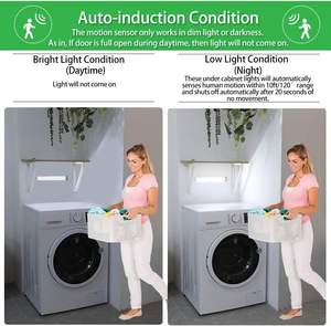 Luz LED Ultrafina Moderna para Debajo del Gabinete, 3 Colores, Regulable, Recargable, con Sensor de Movimiento para Cocina, Venta al Por Mayor - Product Image 6