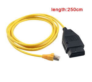 Para BMW Enet Ethernet ESYS iCOM codificación OBD2 adaptador de conector de 16 pines Cable OBDII de diagnóstico de coche con función de probador de batería - Product Image 3