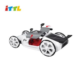 DIY 4 ruedas motrices coche de energía verde STEAM coche de juguete - Product Image 3