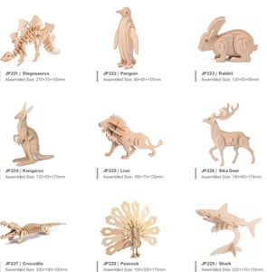 Robotime Gỗ Thủ Công Mỹ Nghệ Tự Làm Lắp Ráp Thông Minh Trẻ Em Đồ Chơi 3D Bằng Gỗ <span class=keywords><strong>Parrot</strong></span> Câu Đố - Product Image 2