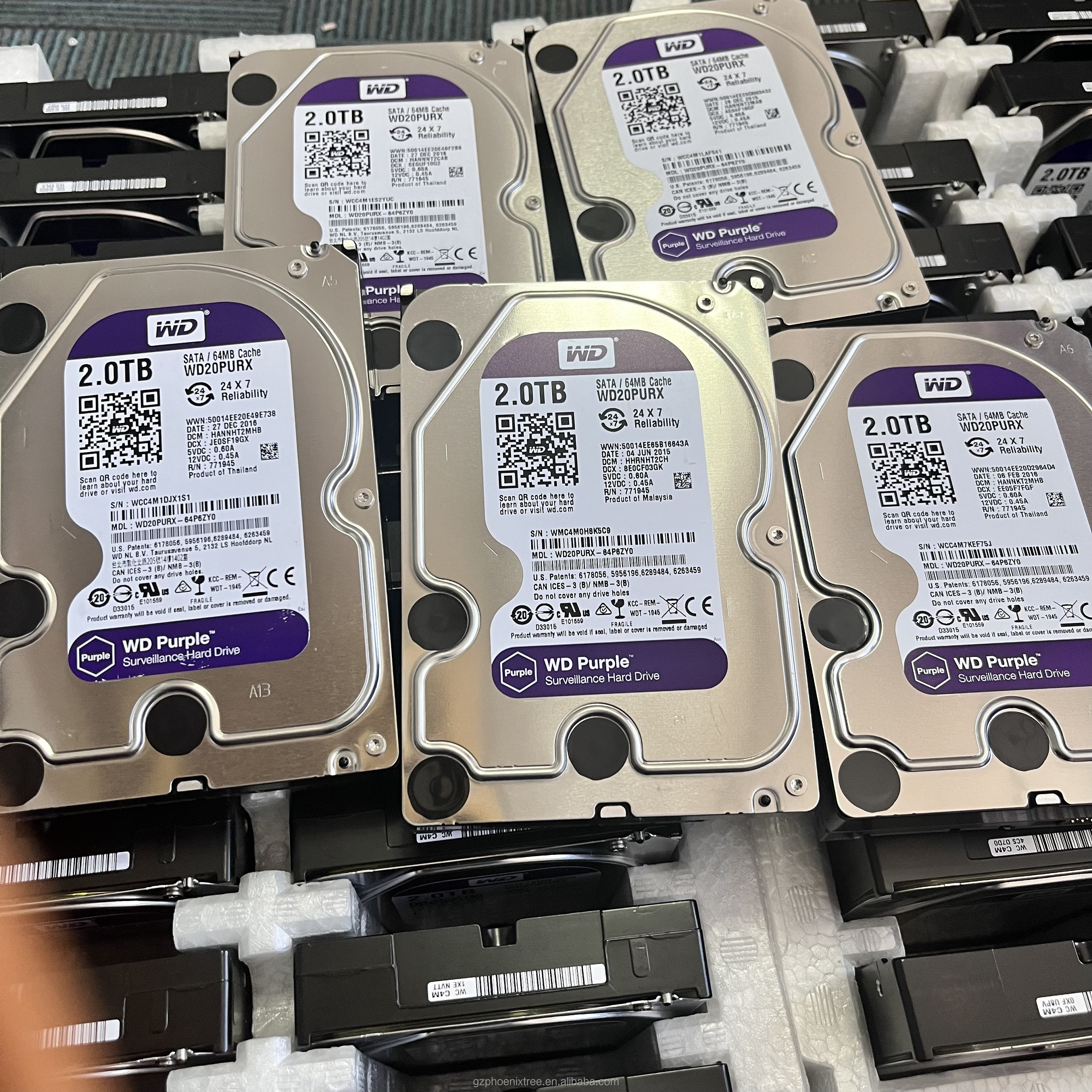 M381 3.5インチ SATA HDD 2TB×5台セット ジャンク M381 3.5インチ SATA HDD 2TB×5台セット ジャンク