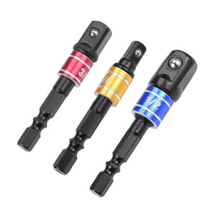 Juego de 3 Conectores de Bola de Acero de Colores, Adaptador Cuadrado para Taladro Eléctrico, Herramienta Convertidora de Enchufe Eléctrico - Product Image 1